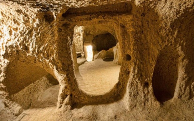 Подземный город хеттов в Каппадокии (24 фото)